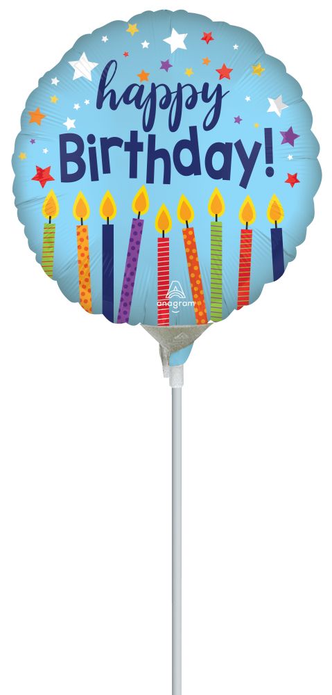 09" Satin Happy Birthday Celebrate Balloon
