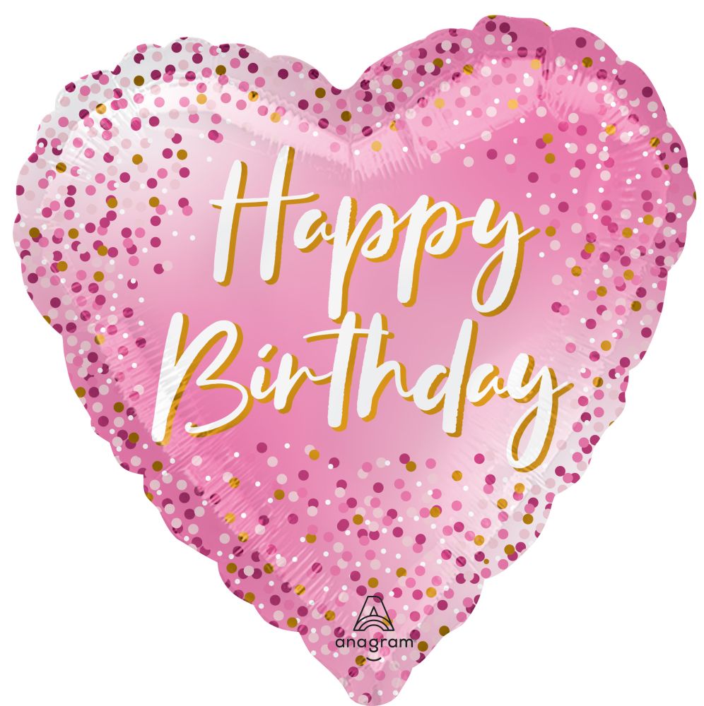 Standard Happy Birthday Sparkle Balloon