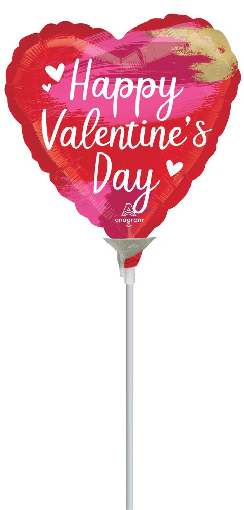 09" Happy Valentines Day Artistic Touch Balloon