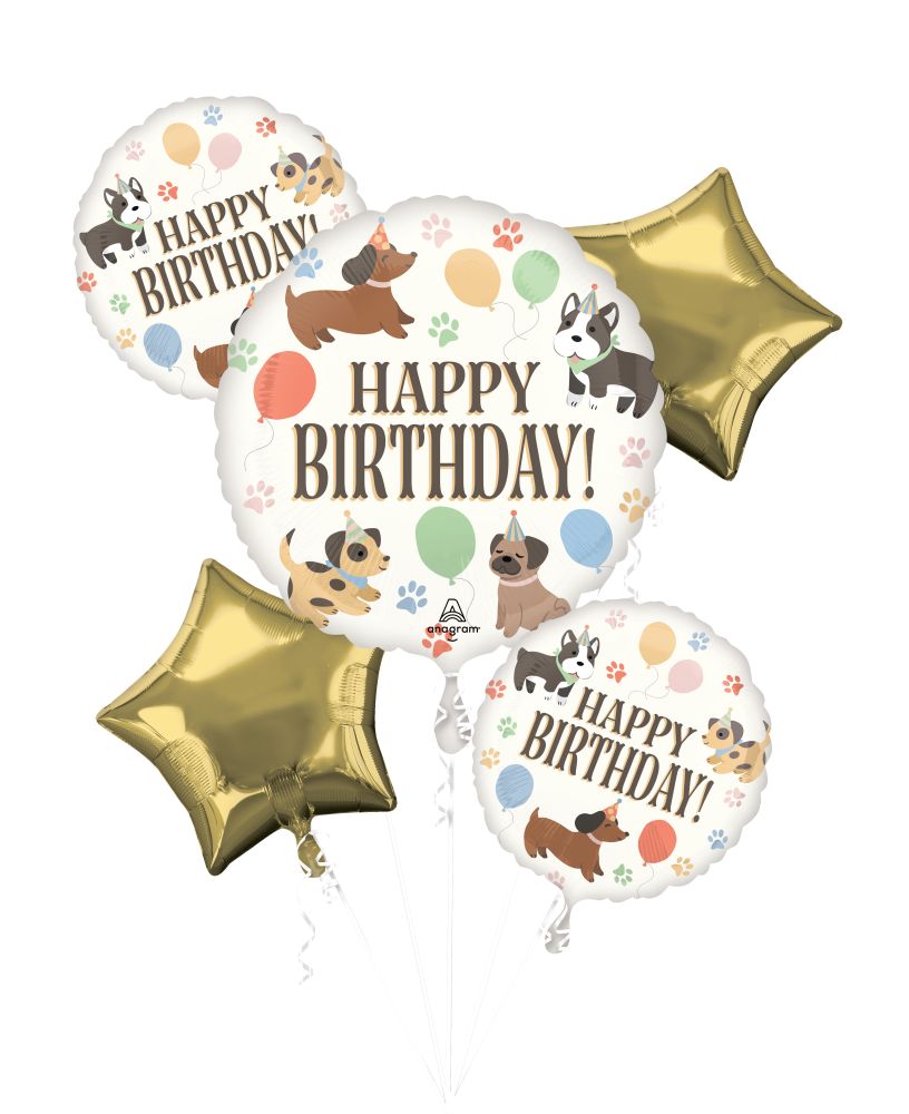 Bouquet Happy Birthday Pawsome Party Balloons