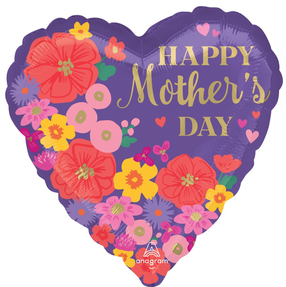 Standard Happy Mothers Day Sweet Florals Balloon
