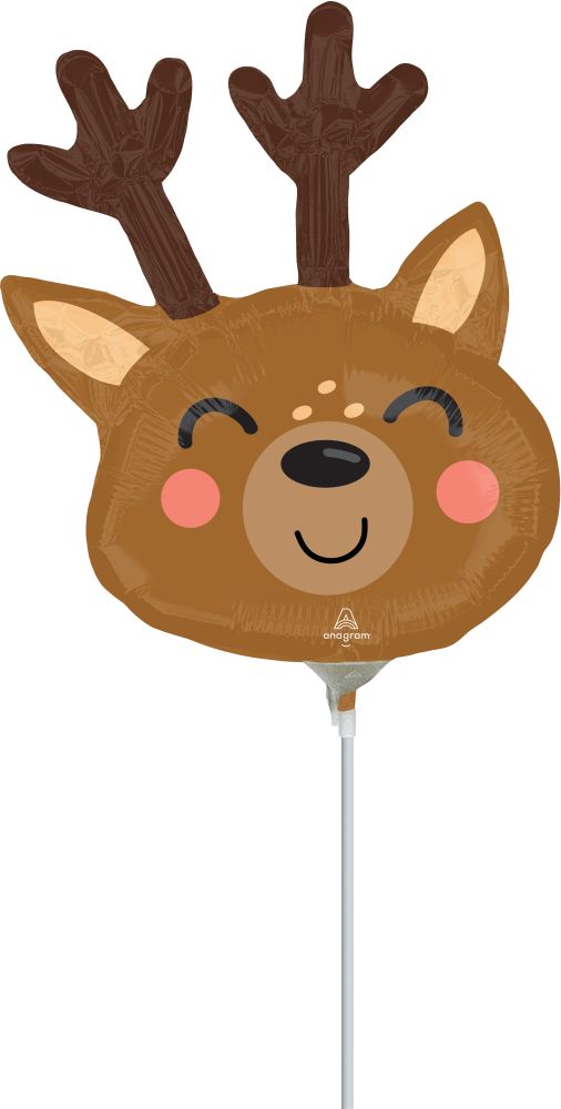 MiniShape North Pole Express Reindeer Balloon