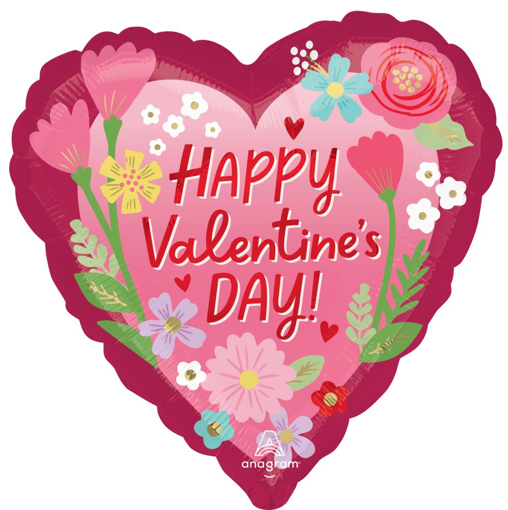 Standard Sending Flowers Valentine Balloon
