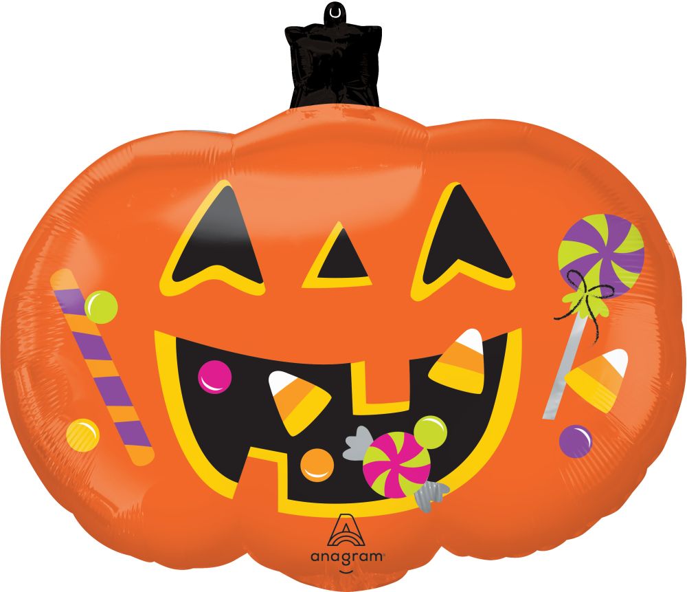 SuperShape Trick or Treat Pumpkin Balloon