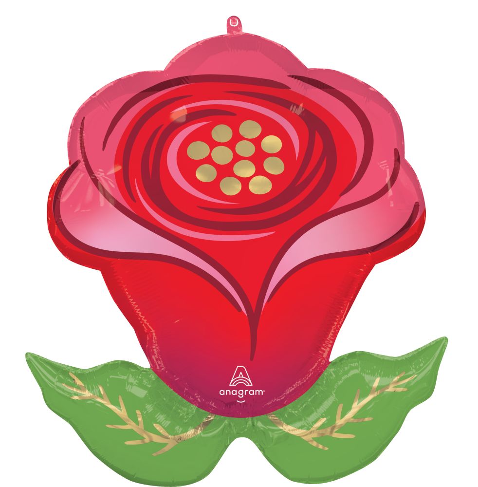 SuperShape Sending Flowers Rose  P30 Balloon