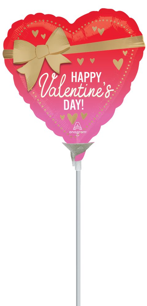 04" Satin Better with Bows Valentine Balloon