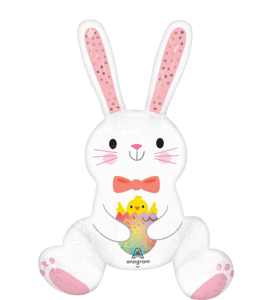 CI: Sitting Figurine Bunny Love Balloon