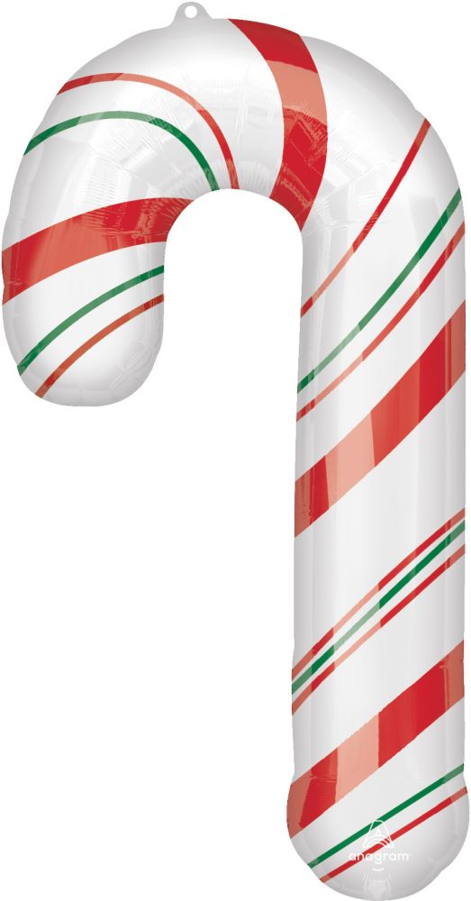 SuperShape Merry Christmints Candy Cane Balloon