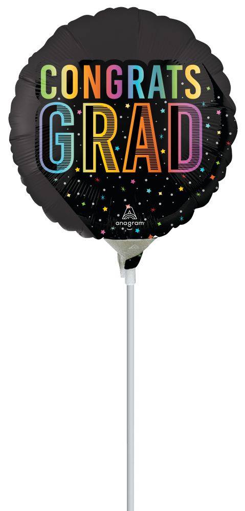 09" Satin Cosmic Future Grad Balloon