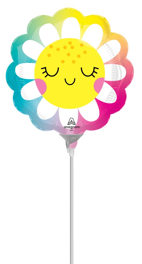 Mini Shape Happy Daisy Balloon