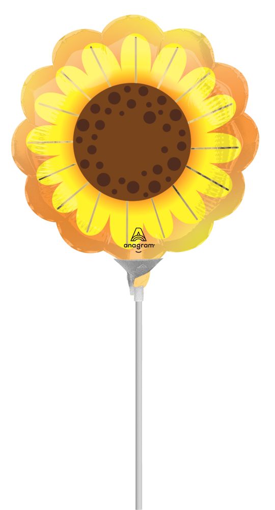 Mini Shape Sunflower Glow Balloon