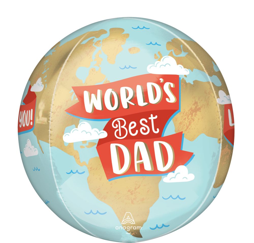 Orbz World's Best Dad Balloon