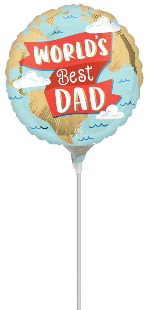09" World's Best Dad Balloon