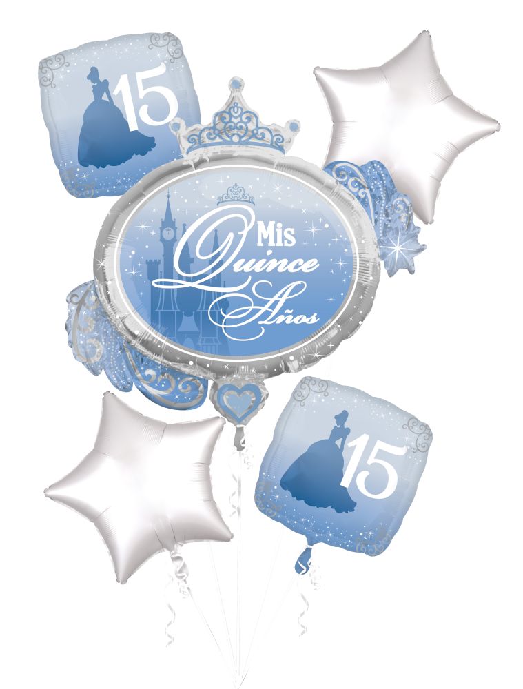 Bouquet Mis Quince Cinderella Balloon