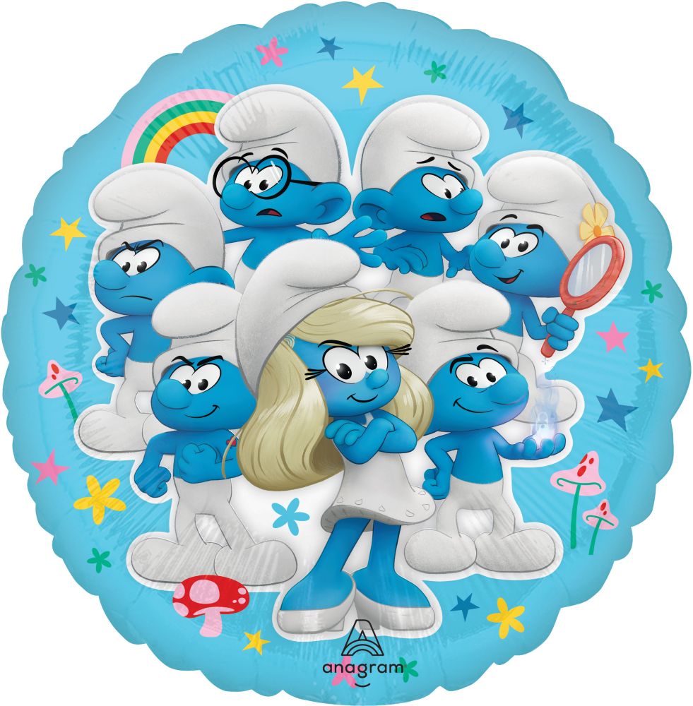 Standard Smurfs Movie Balloon