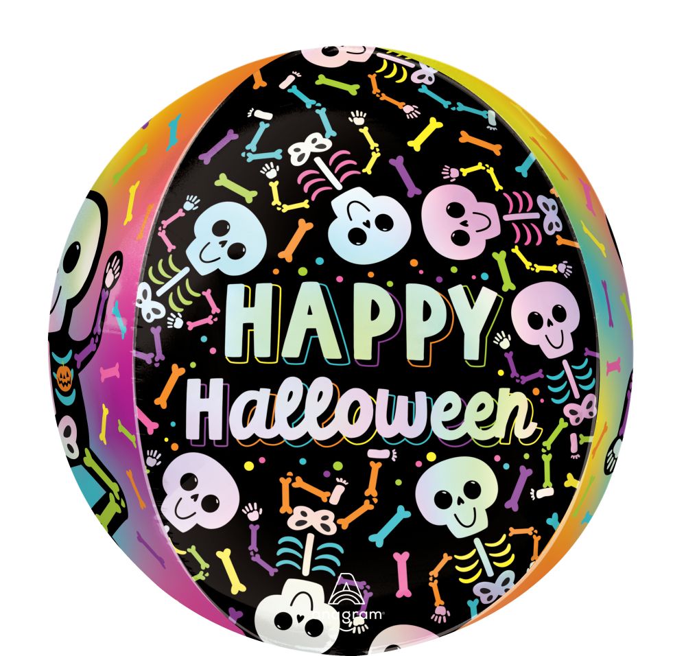 Orbz Bare Bones Halloween Balloon