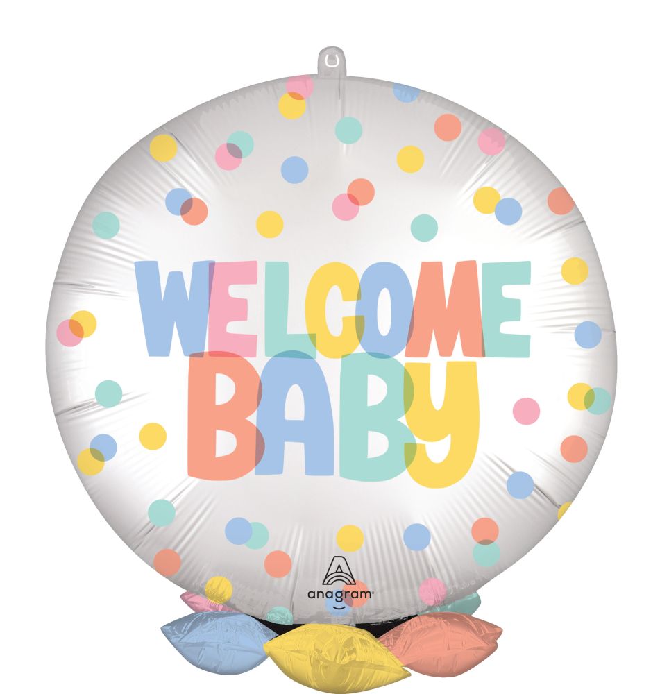 Frillz Satin Modern Baby Balloon