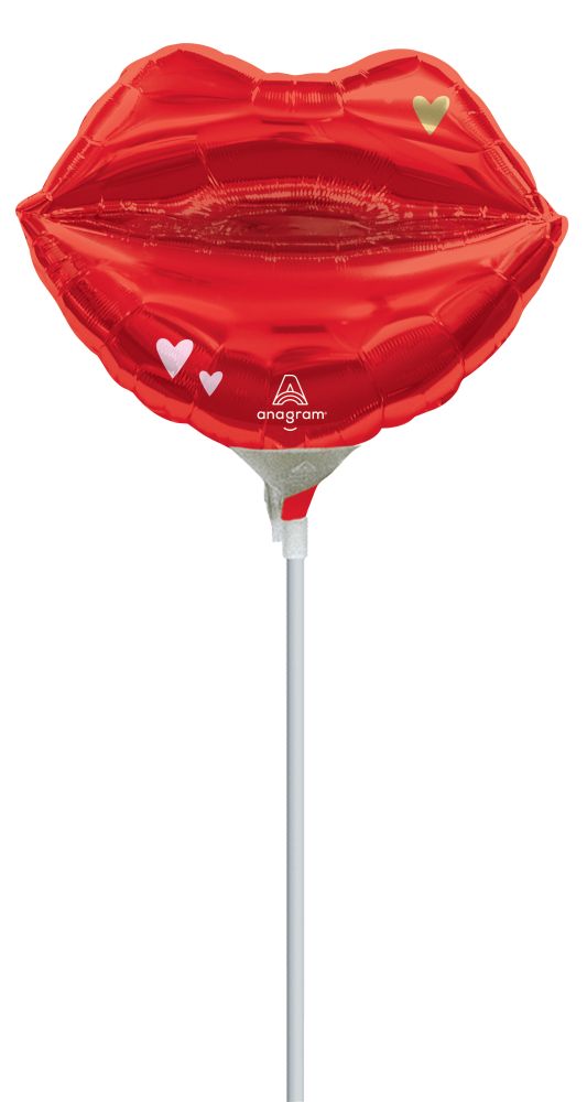 MiniShape Valentine Vibes Lips Balloon