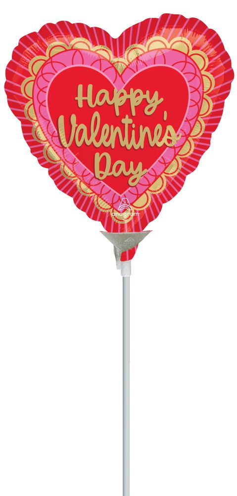 04" Valentine Scalloped Sweethearts Balloon