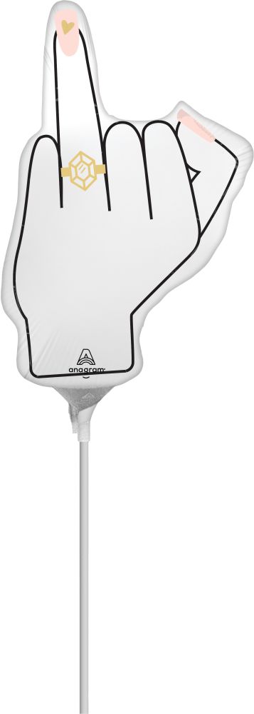 MiniShape Satin I Do Crew Balloon