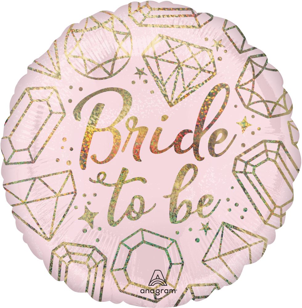 Standard Holographic Bride to Be Balloon
