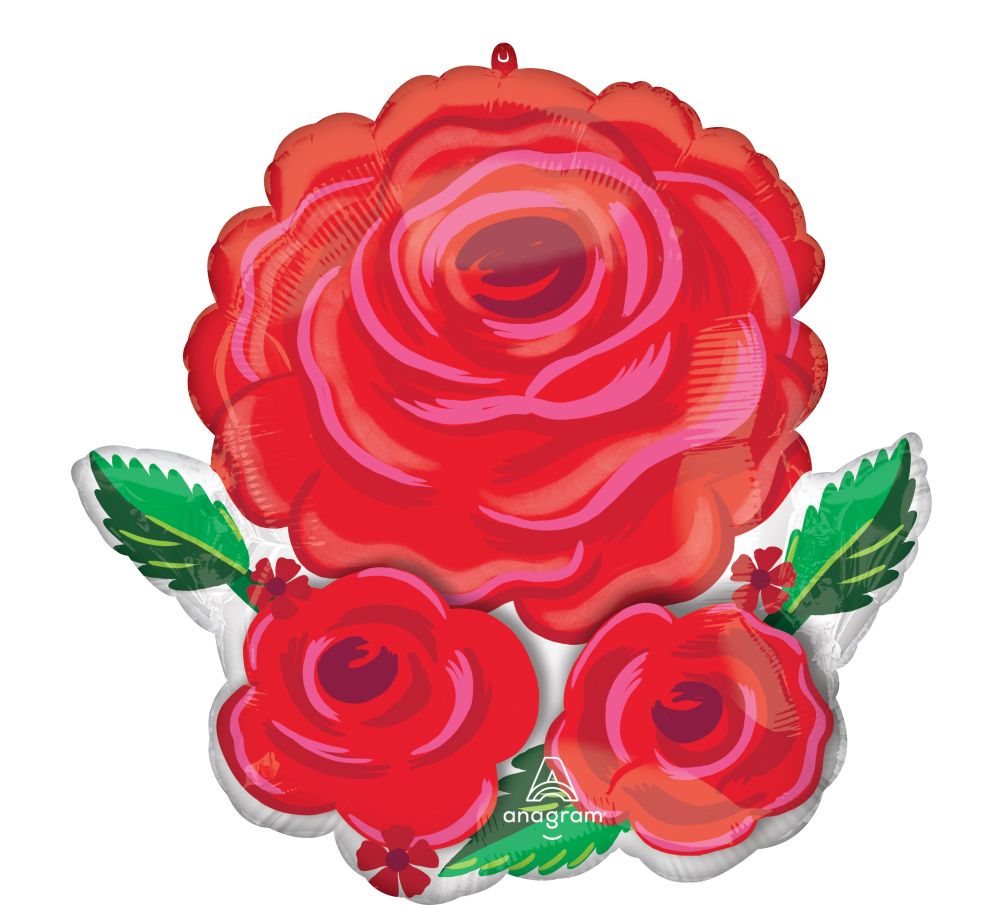 Standard Satin Rose Radiance Balloon