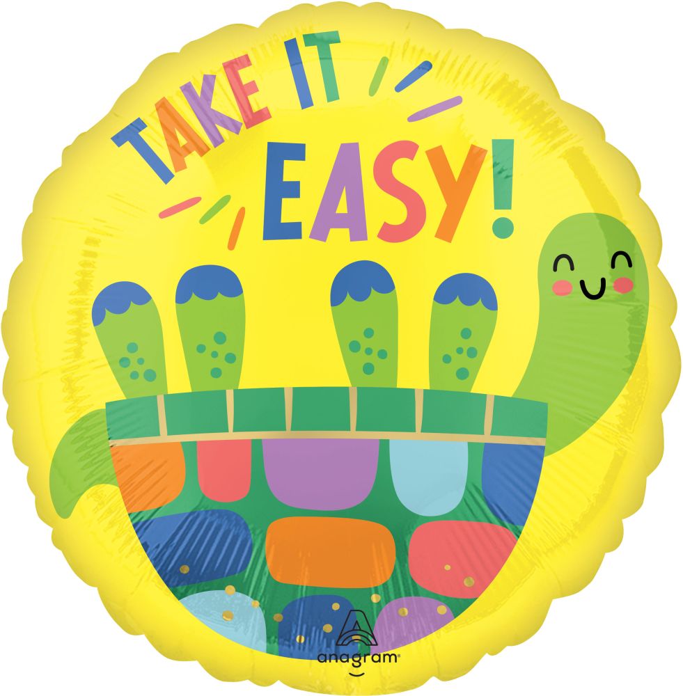 Standard Tranquil Turtle Get Well Take it Easy Balloon