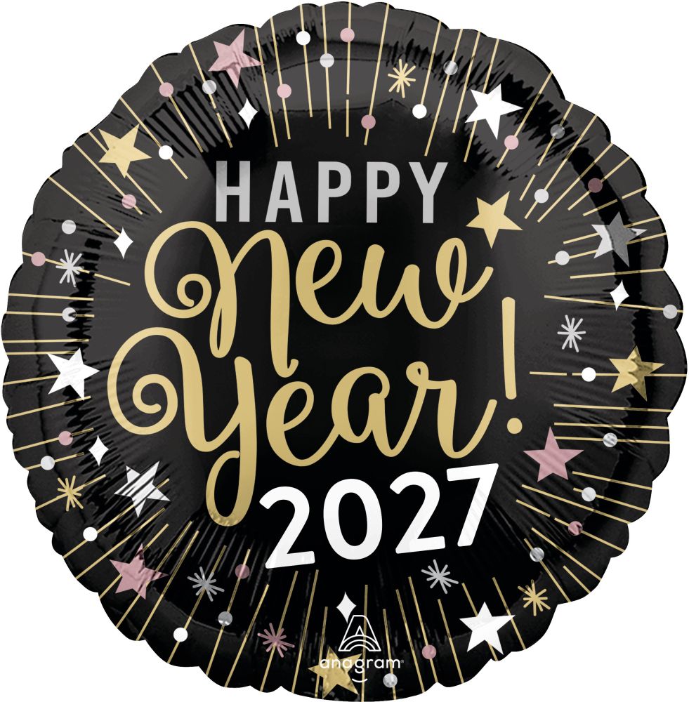 Standard New Year Celebration 2027 Balloon