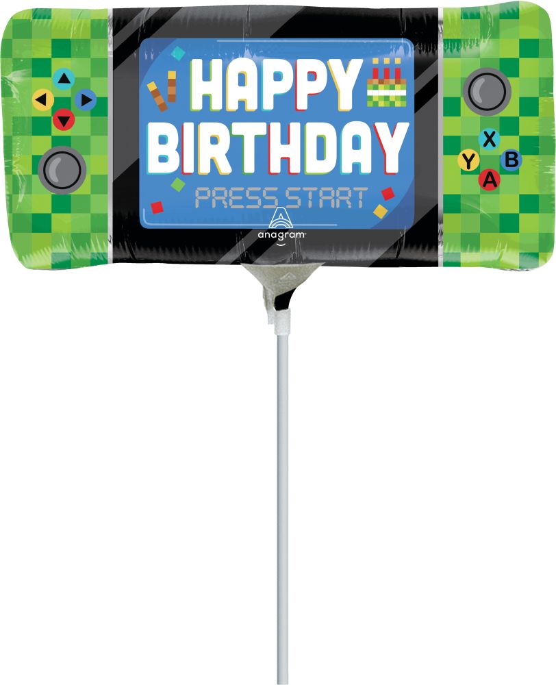 MiniShape 8-Bit Birthday Balloon