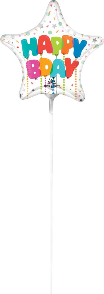 09" Happy Balloon Bash Birthday Balloon