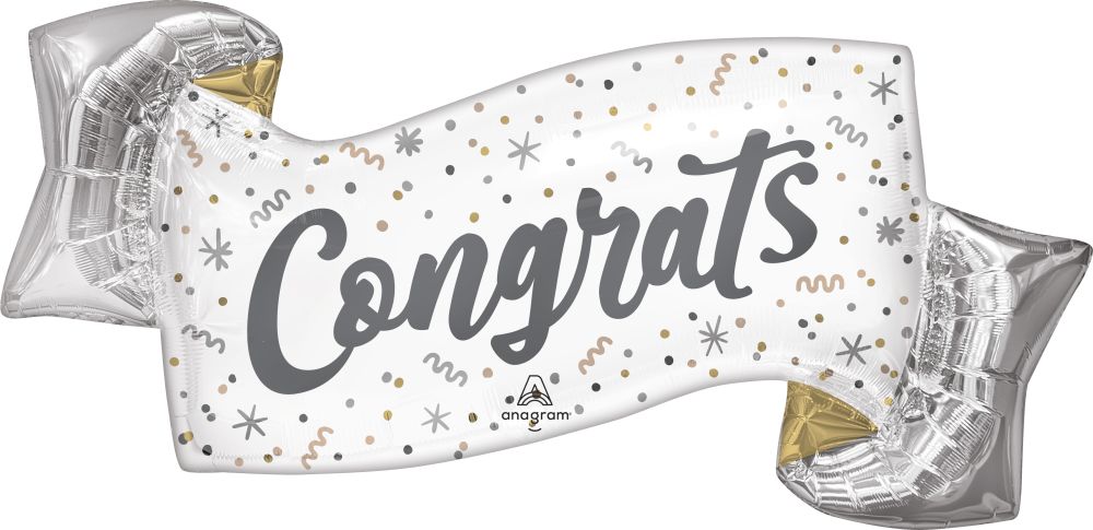 SuperShape Elegant Congrats Balloon