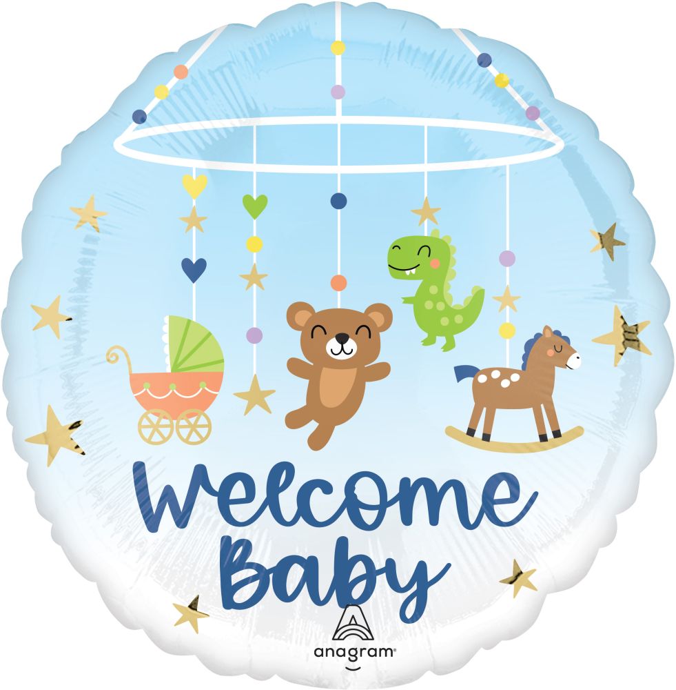 Standard Tiny Treasures Boy Balloon