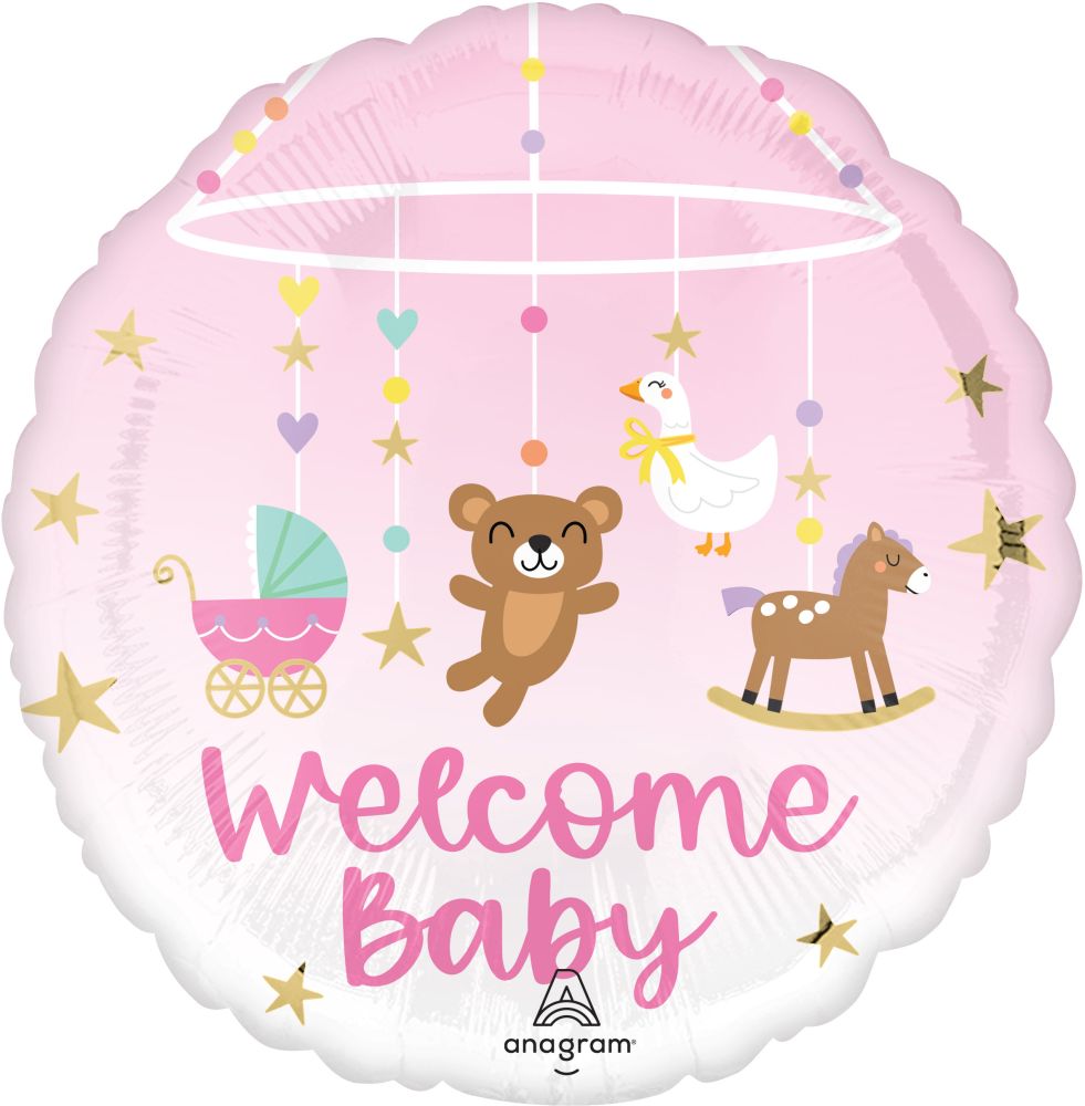 Standard Tiny Treasures Girl Balloon