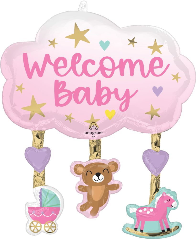 SuperShape Tiny Treasures Girl Balloon