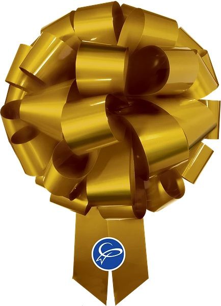 Pull Bow 24" Gold