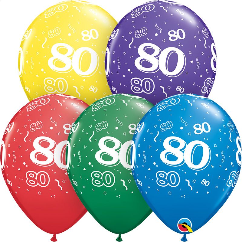 11" 80-A-Round Assortment (50pcs) Balloons