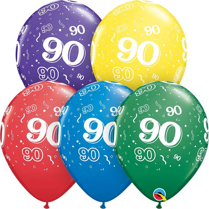 11" 90-A-Round Assortment (50pcs) Balloons