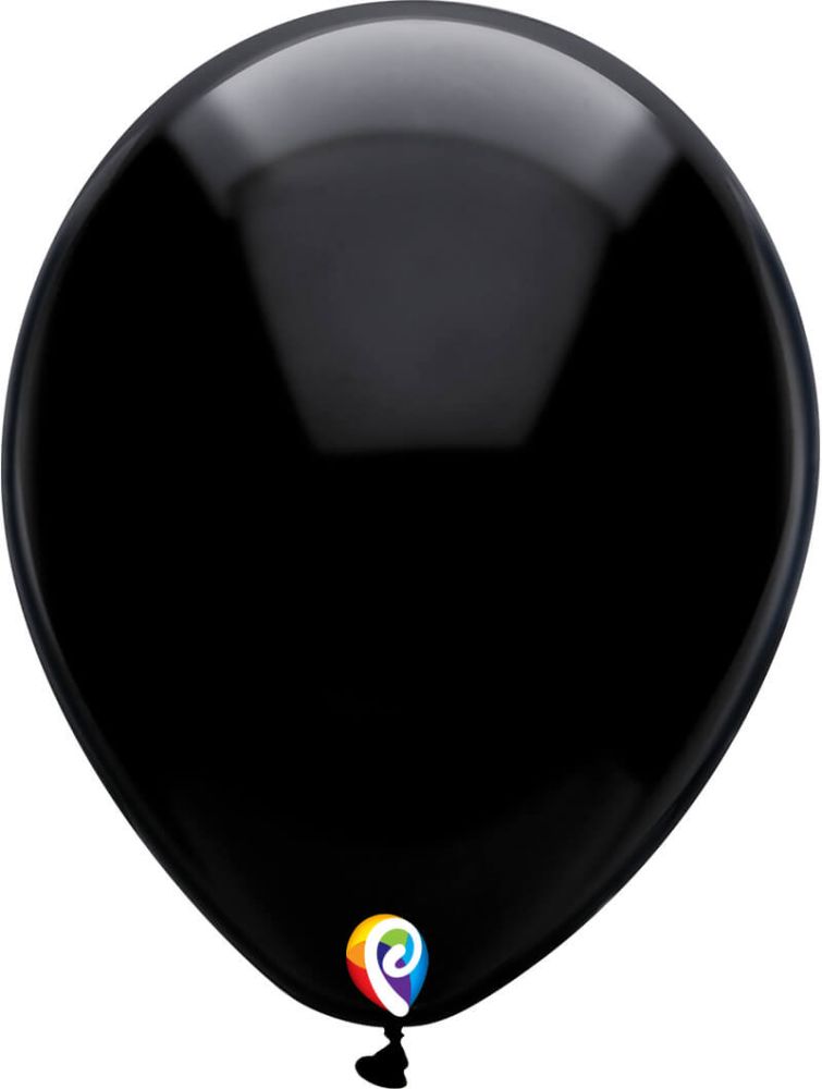 Funsational 12" Black (15pcs) Balloons