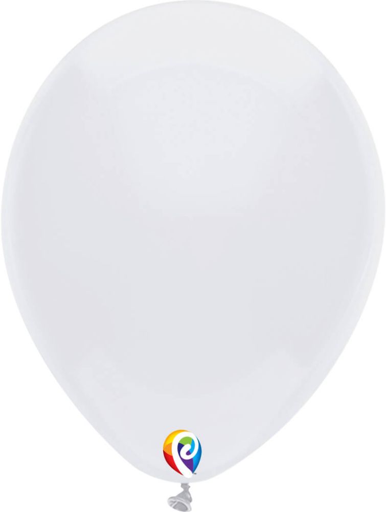 Funsational 12" White (50pcs) Balloons