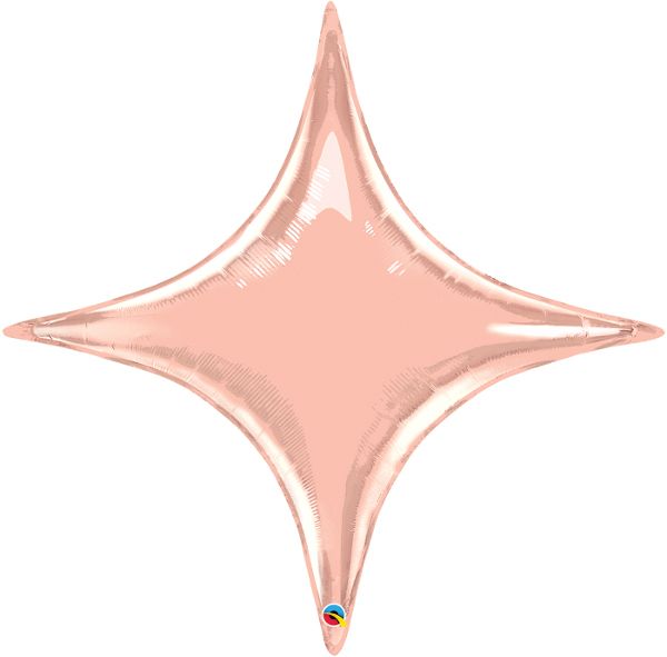 20" Starpoint Metallic Rose Gold Balloon