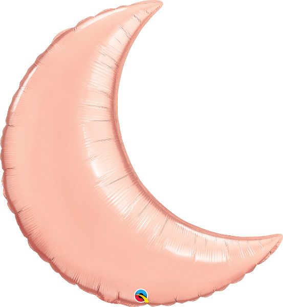 Crescent Moon 35" Rose Gold (non-packaged) Balloon