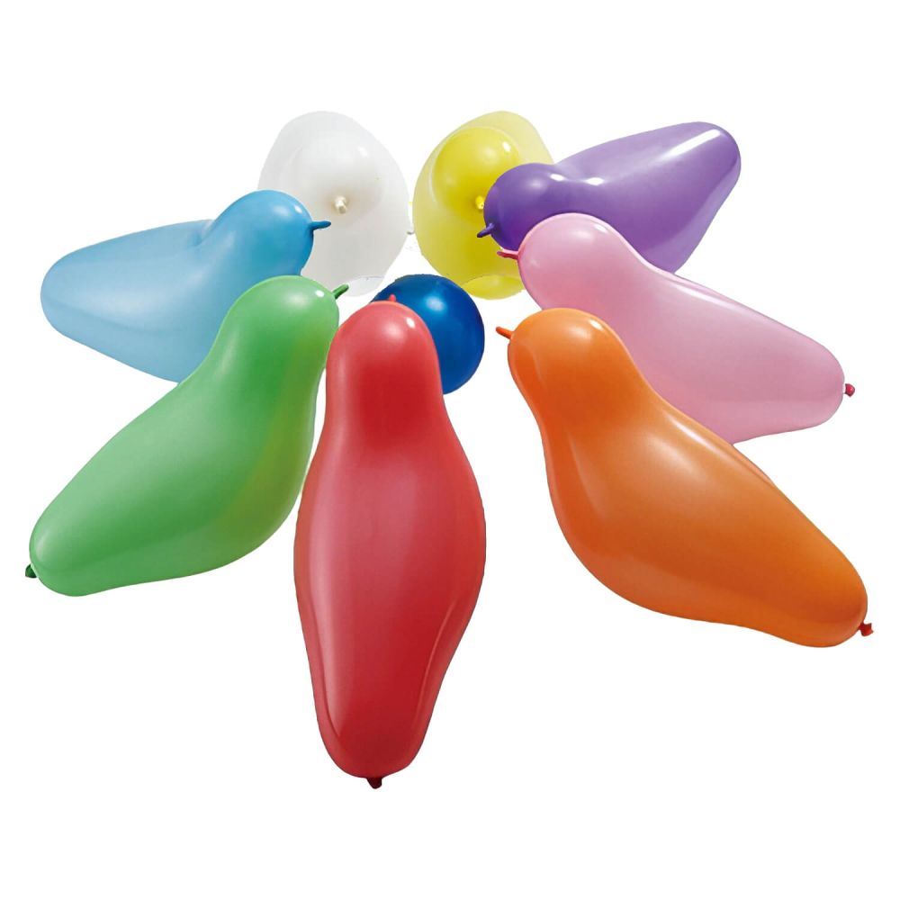15" Bird Shaped (100pcs) Latex Balloons
