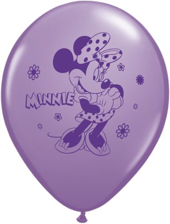 12" Minnie Mouse (6pcs) Balloons