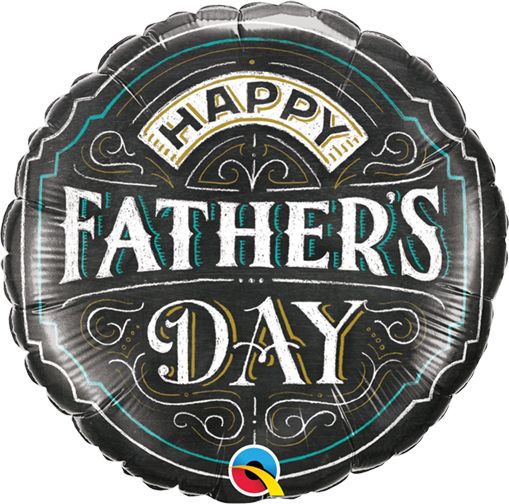 09" Father's Day Chalkboard Balloon