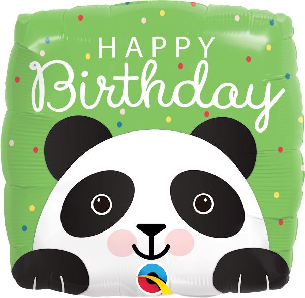 18" Birthday Panda Balloon
