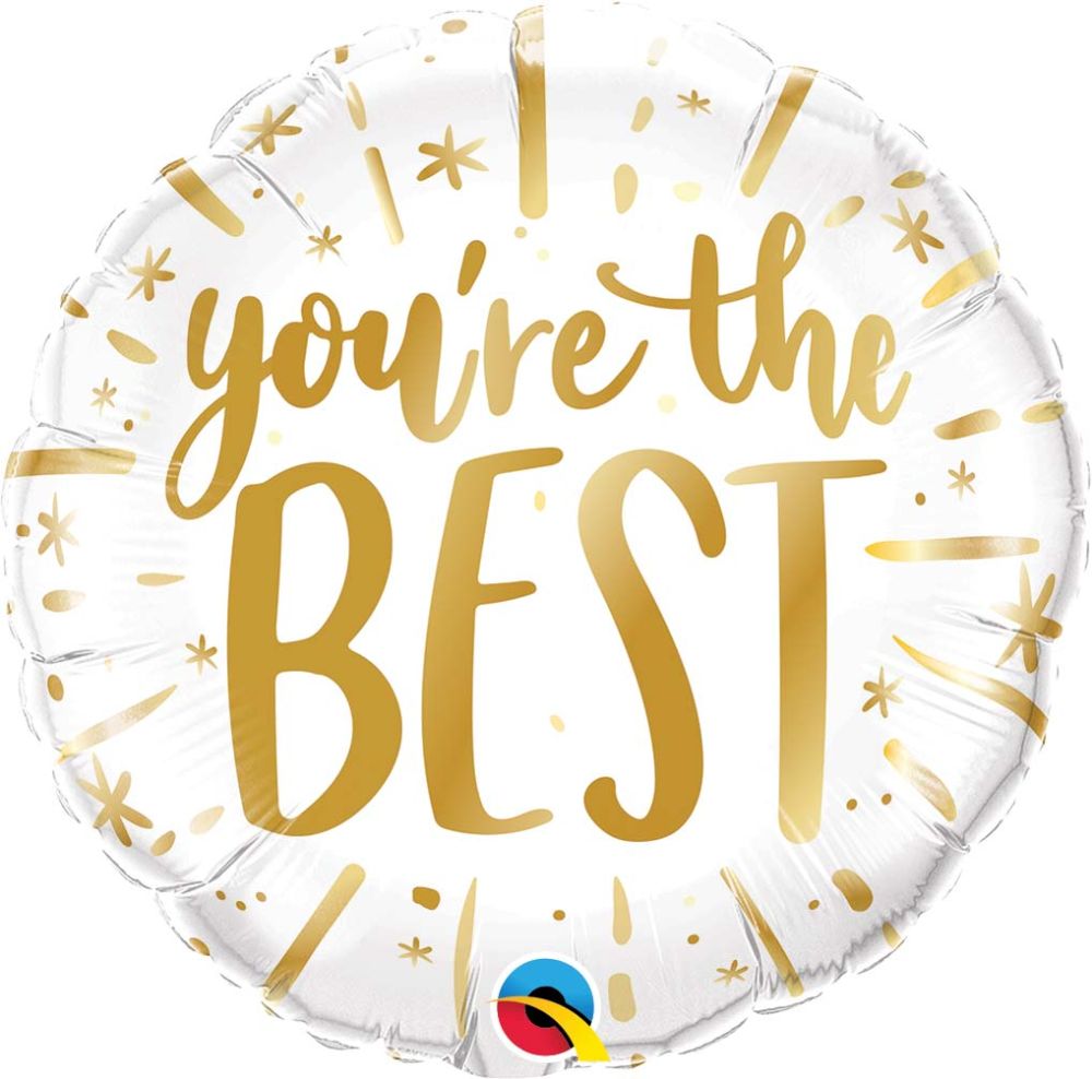 18" You're The Best Gold (non-packaged) Balloon
