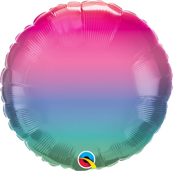 18" Jewel Ombre Round Balloon