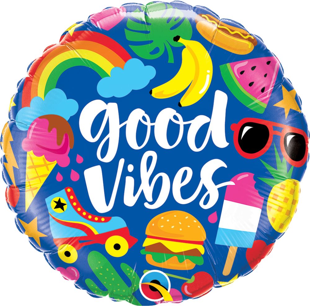 18" Good Vibes (non-packaged) Balloon