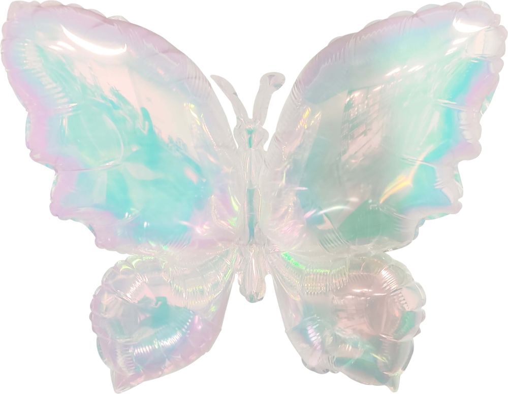 40" Iridescent Butterfly Balloon