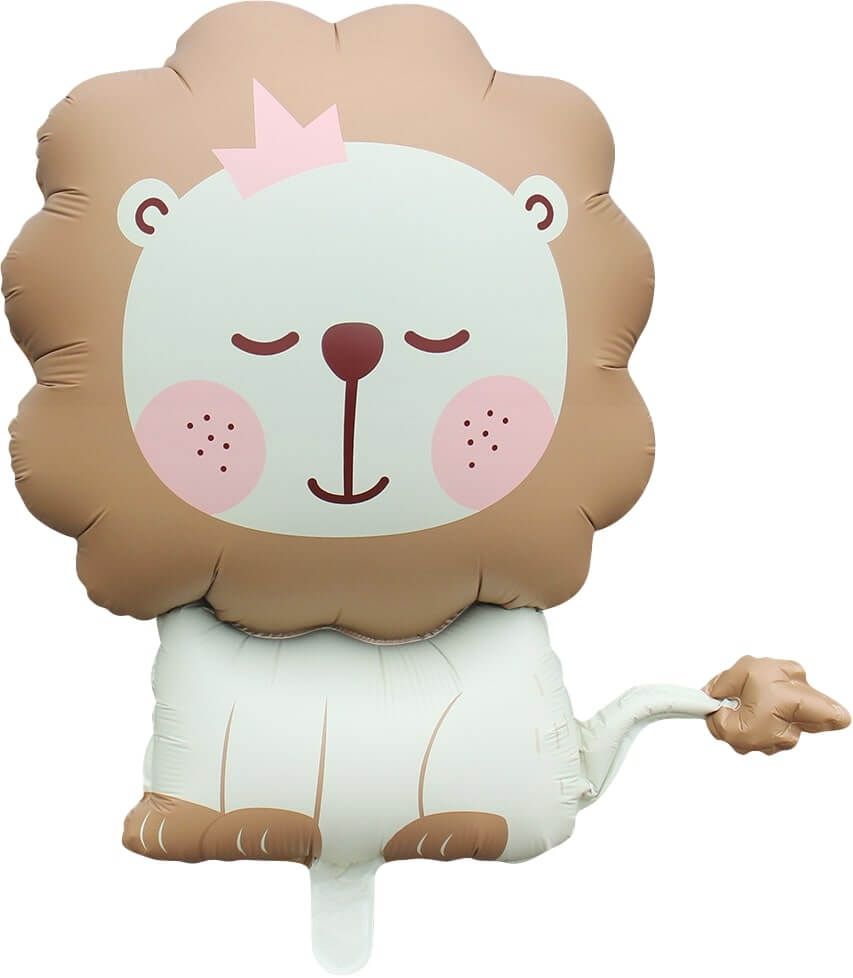 29" Matte Latte Lion Balloon